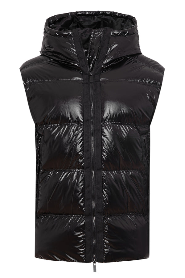 Soulstar Hooded Gilet Black
