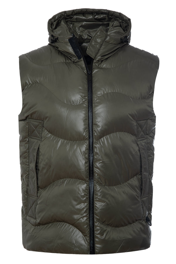 Soulstar Hooded Gilet Black