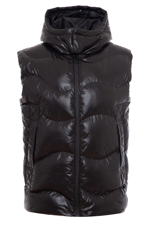 Soulstar Hooded Gilet Black