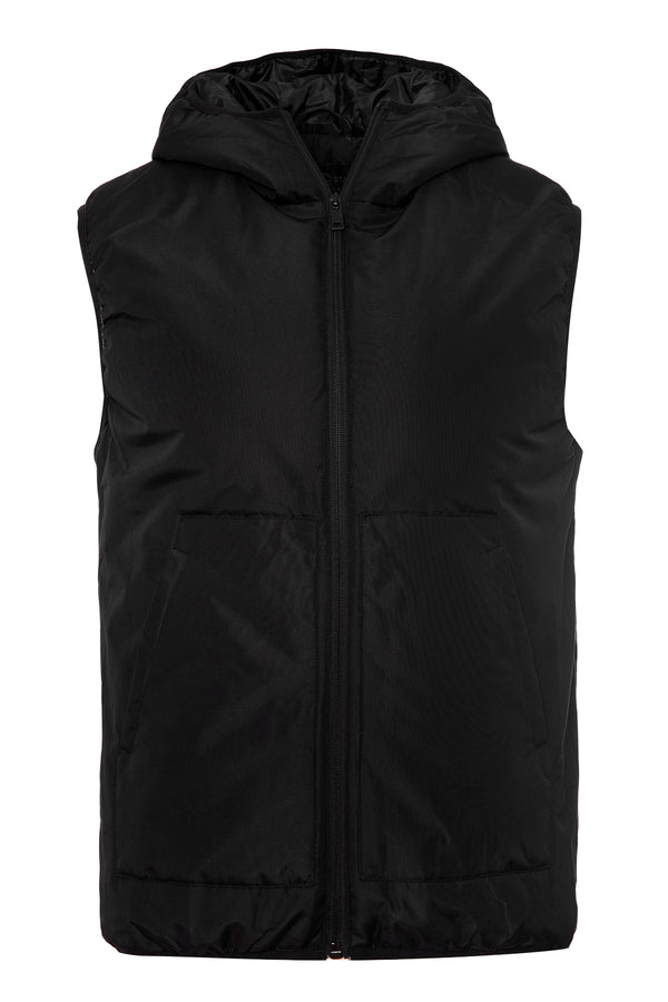 Soulstar Hooded Gilet Black
