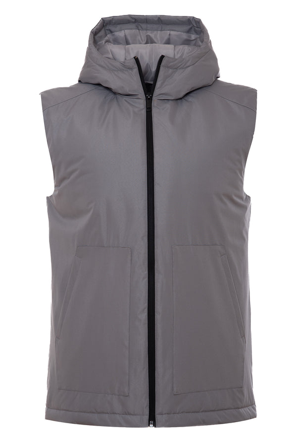 Soulstar Hooded Gilet Black