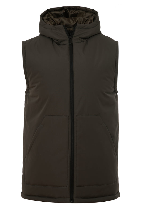 Soulstar Hooded Gilet Black