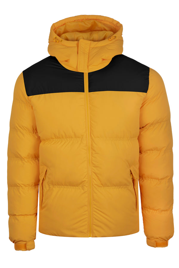 Soulstar Hooded Puffer Coat Purple