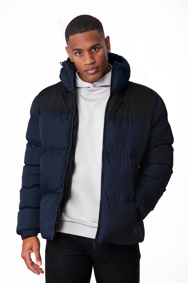 soulstar Hooded Puffer Coat Purple