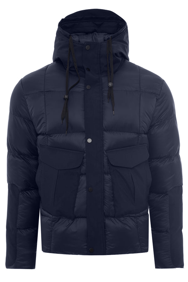Soulstar Hooded Puffer Jacket Black