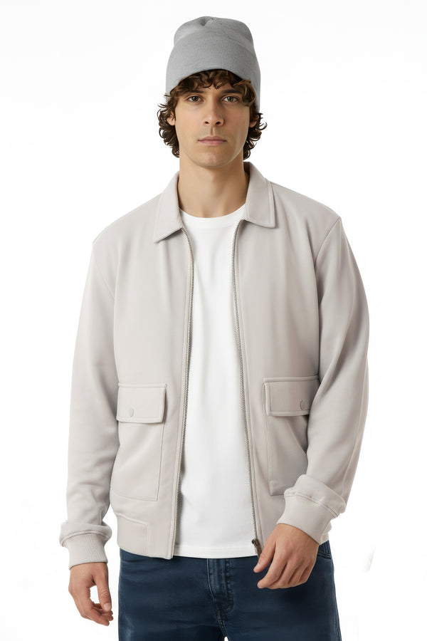 Soulstar Lightweight Collared Sweatshirt Black