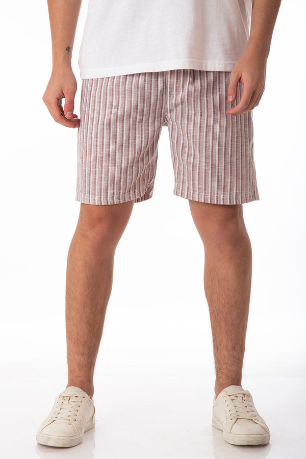 soulstar Linen Mix Shorts Red