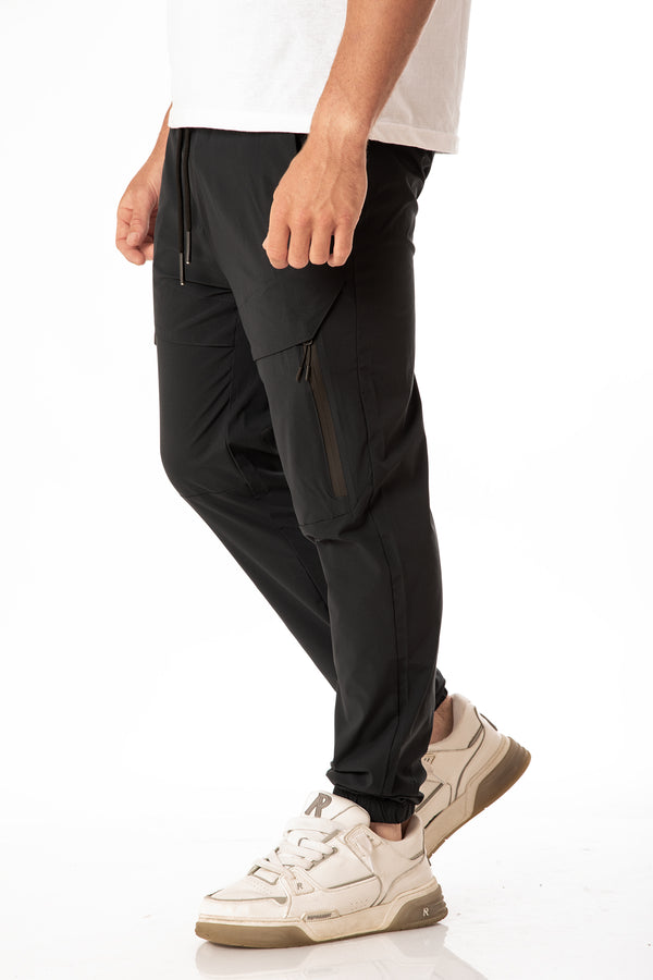 Soulstar Men's Cargo Trousers Black