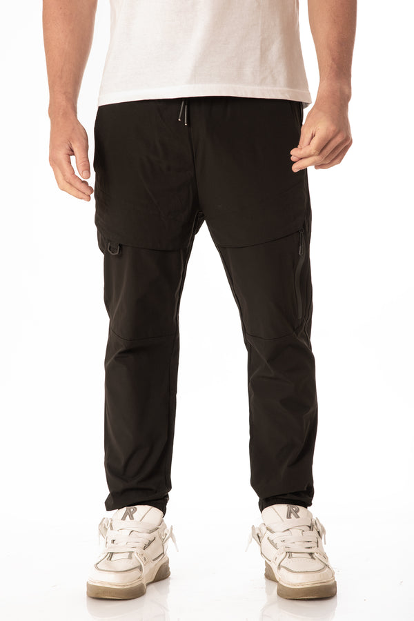 soulstar Men's Cargo Trousers Black