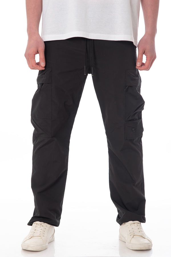 Soulstar Men's Cargo Trousers Black