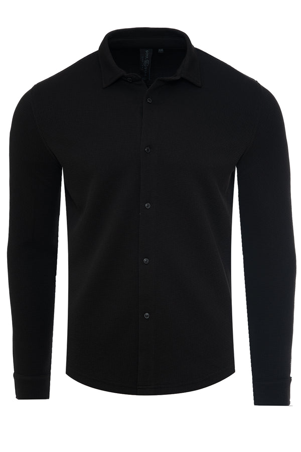 Soulstar Men's Essential Long Sleeve Shirt Black