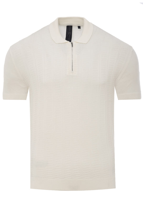 Soulstar Men's Half-Zip Knit Sweater Navy