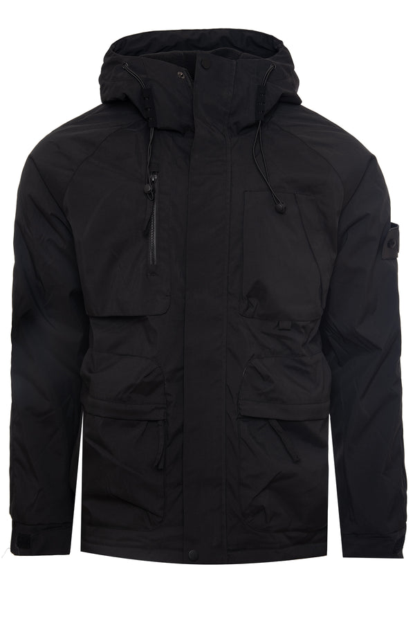 Soulstar Men's Hooded Coat Beige