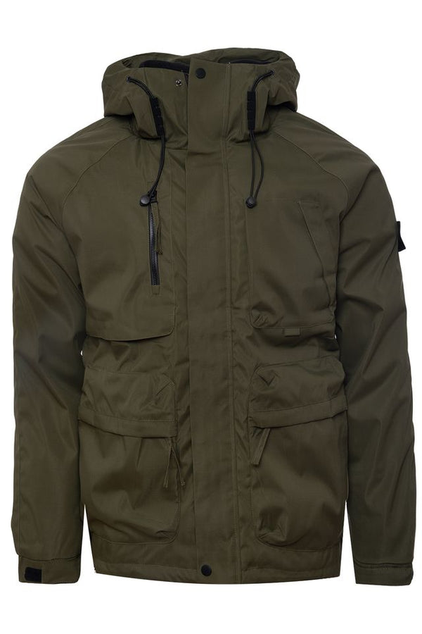 Soulstar Men's Hooded Coat Beige