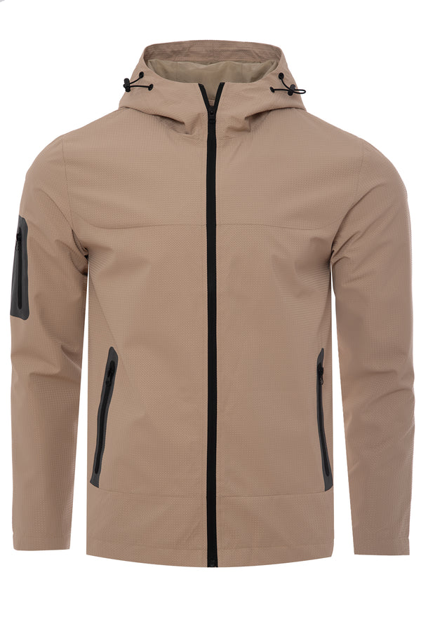 Soulstar Men's Hooded Jacket Black