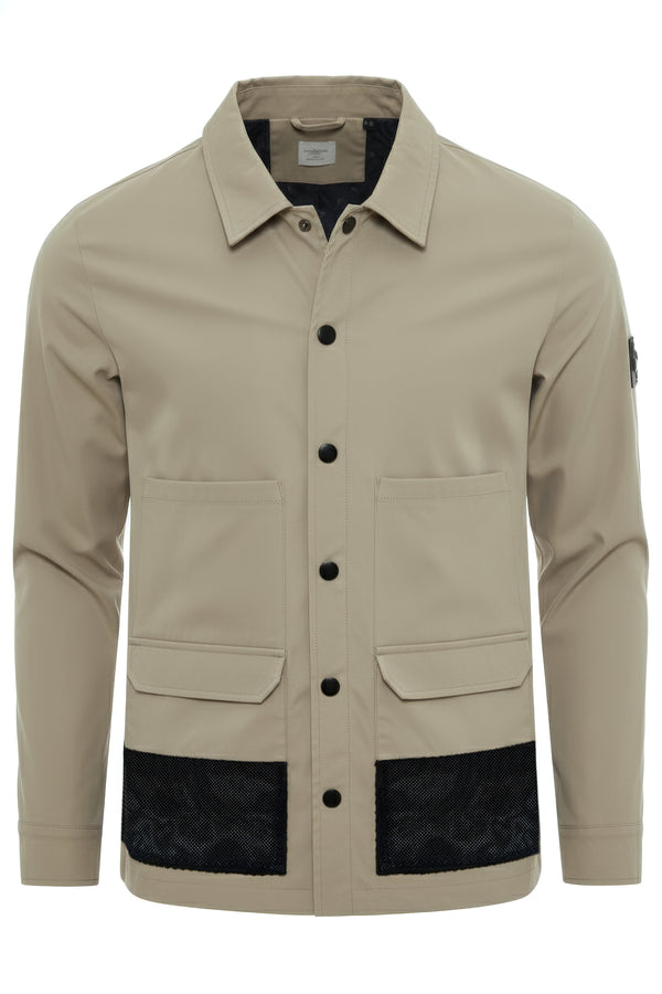 Soulstar Men's Panel Utility Shacket Navy