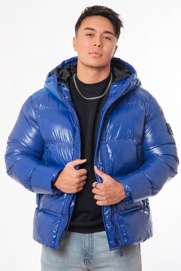 Soulstar Men's Quilted Puffer Jacket White