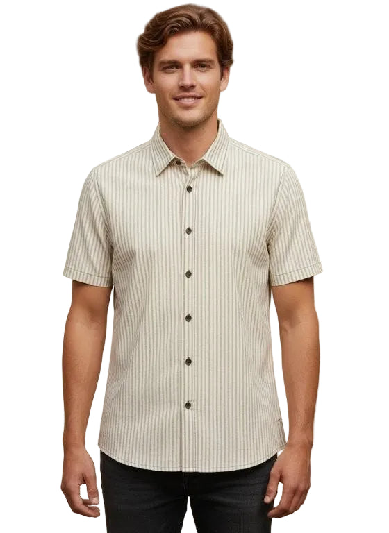 soulstar Men's Shirt Beige