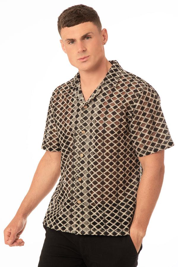 soulstar Men's Shirt Beige