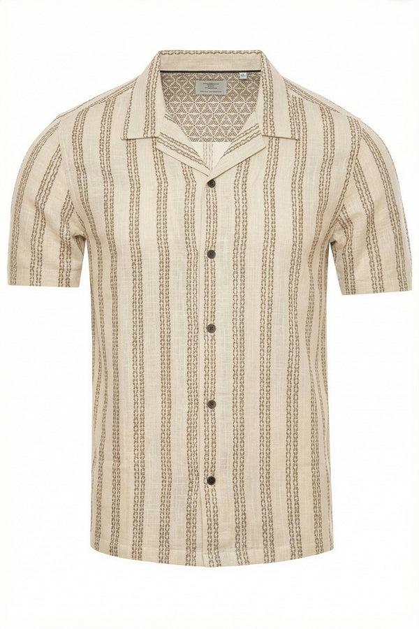 Soulstar Men's Shirt Ecru