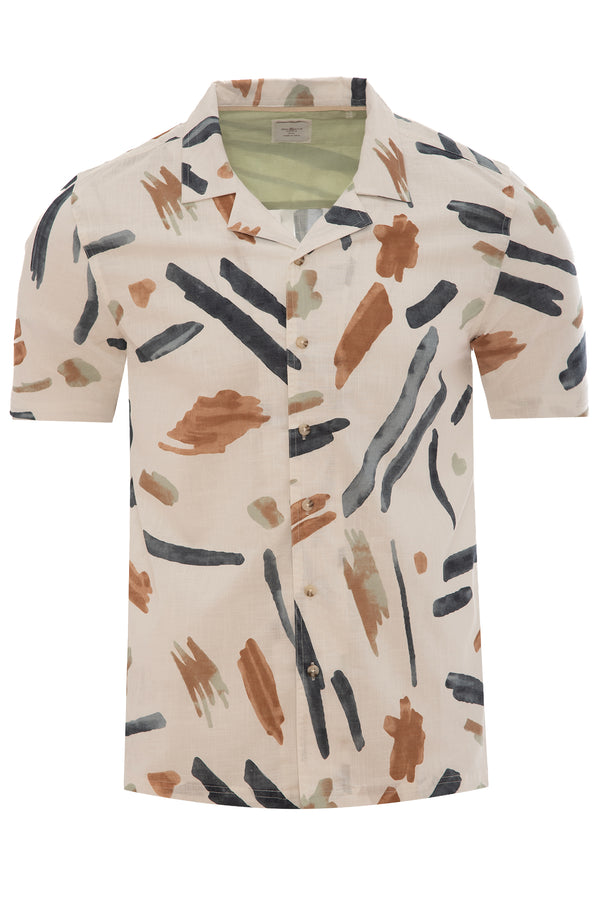 Soulstar Men's Shirt Ecru
