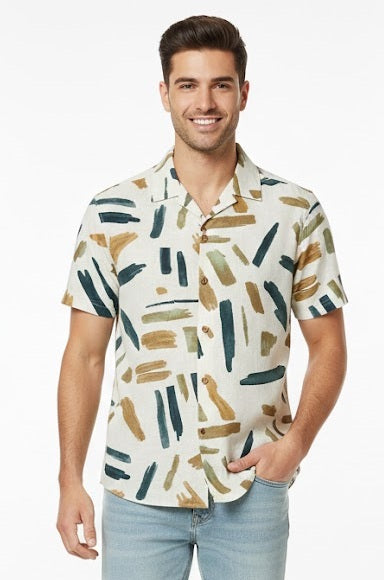 soulstar Men's Shirt Ecru