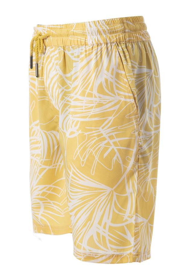 Soulstar Men's Tropical Print Shorts Pink