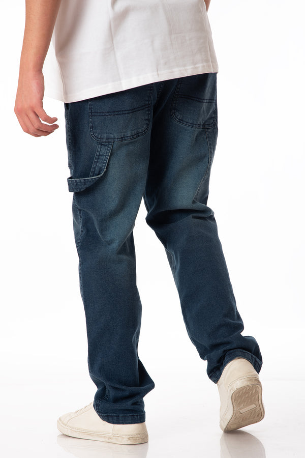 Soulstar Mens Trouser Mid Blue