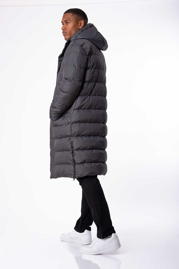 Soulstar Mid Longline Puffer Black