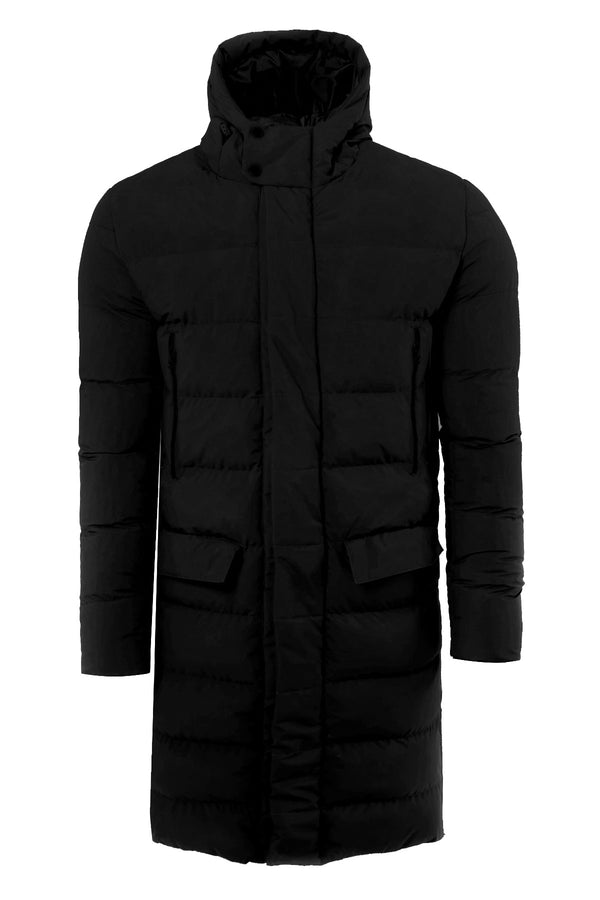 Soulstar Mid Longline Puffer Black