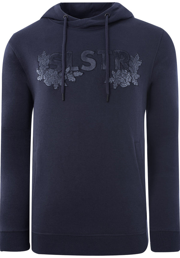 Soulstar Northstar Embossed Logo Hoodie Black