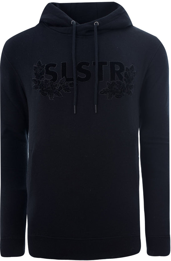 Soulstar Northstar Embossed Logo Hoodie Black