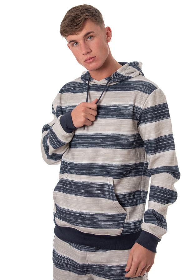 Soulstar Novah Striped Hoodie Brown