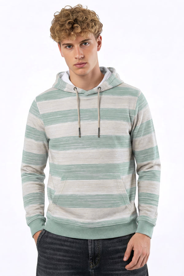 soulstar Novah Striped Hoodie Brown