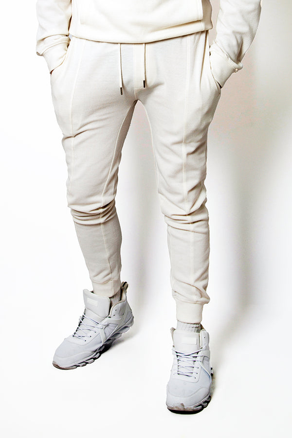 soulstar Plain Textured Jogger Ecru