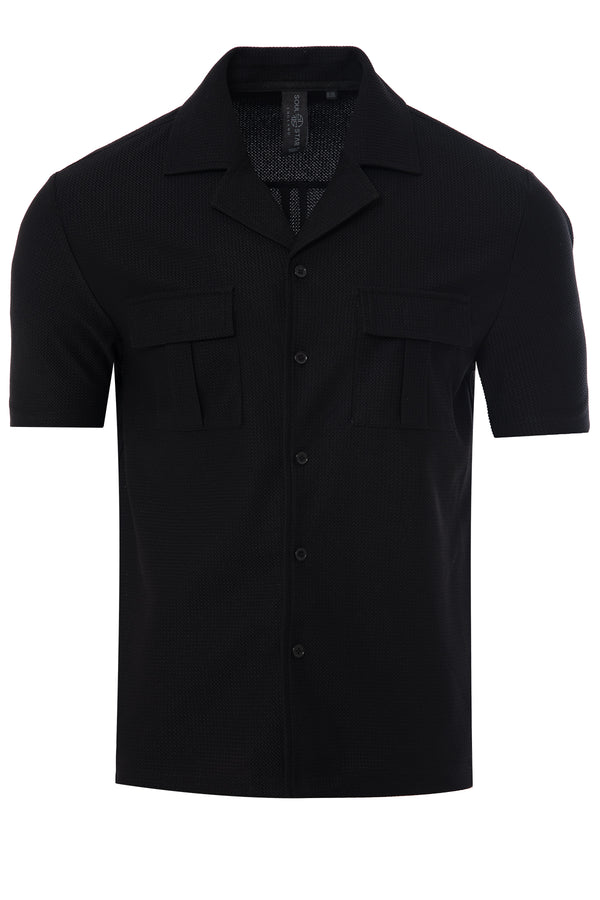 Soulstar Pocket Shirt Black