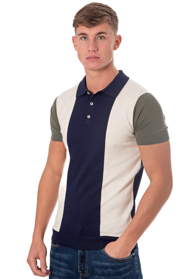 Soulstar Polo Knitwear Navy