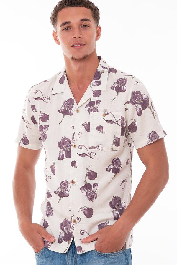 Soulstar Print Holiday Shirt Grey