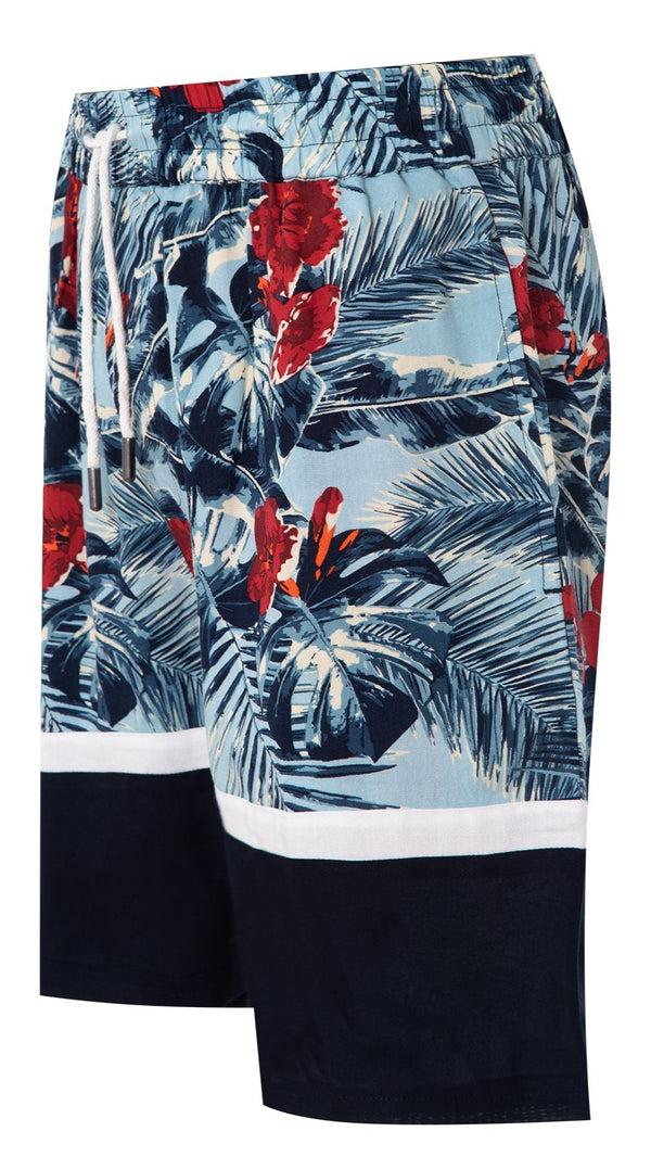 Soulstar Print Holiday Shorts Black
