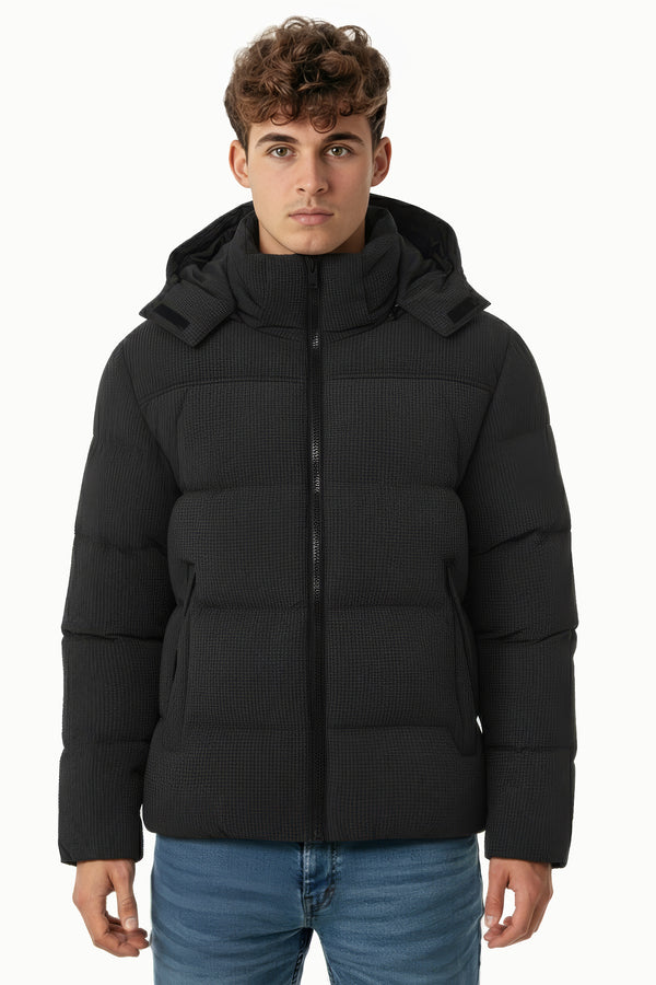 Soulstar Puffer Coat Black