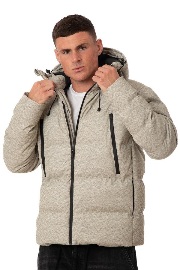 Soulstar Puffer Coat Grey Mel