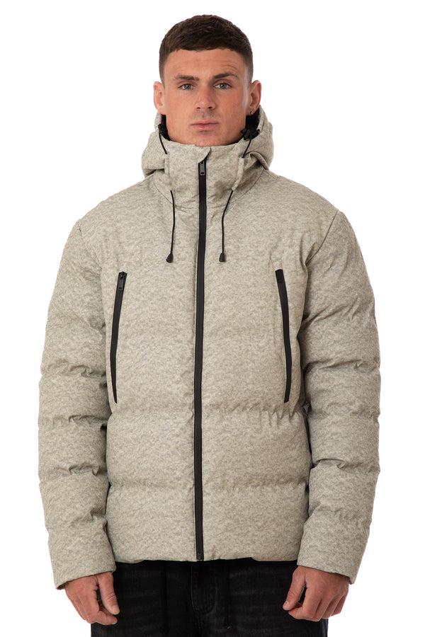 Soulstar Puffer Coat Grey Mel