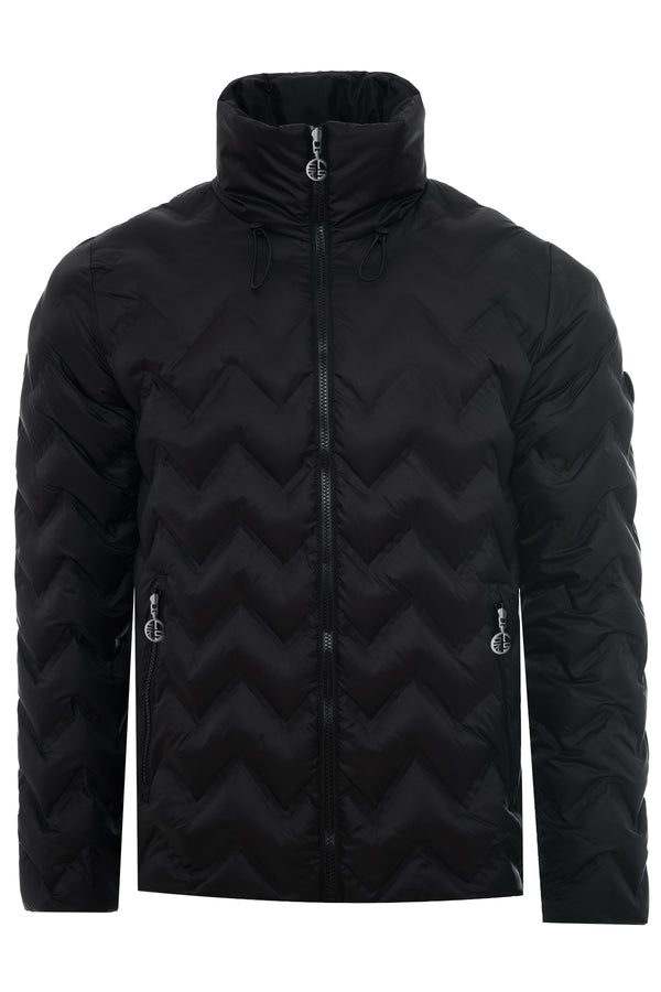 Soulstar Quilted Puffer Jacket Black
