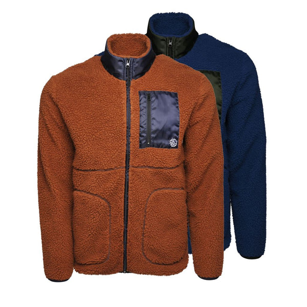 Soulstar Sherpa Fleece Jacket Navy