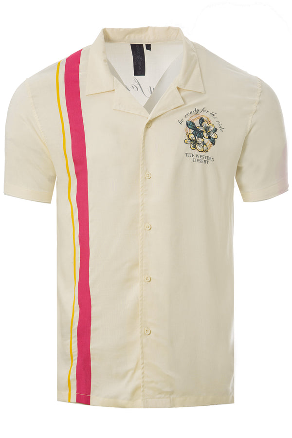 Soulstar Short Sleeved Shirt Ecru