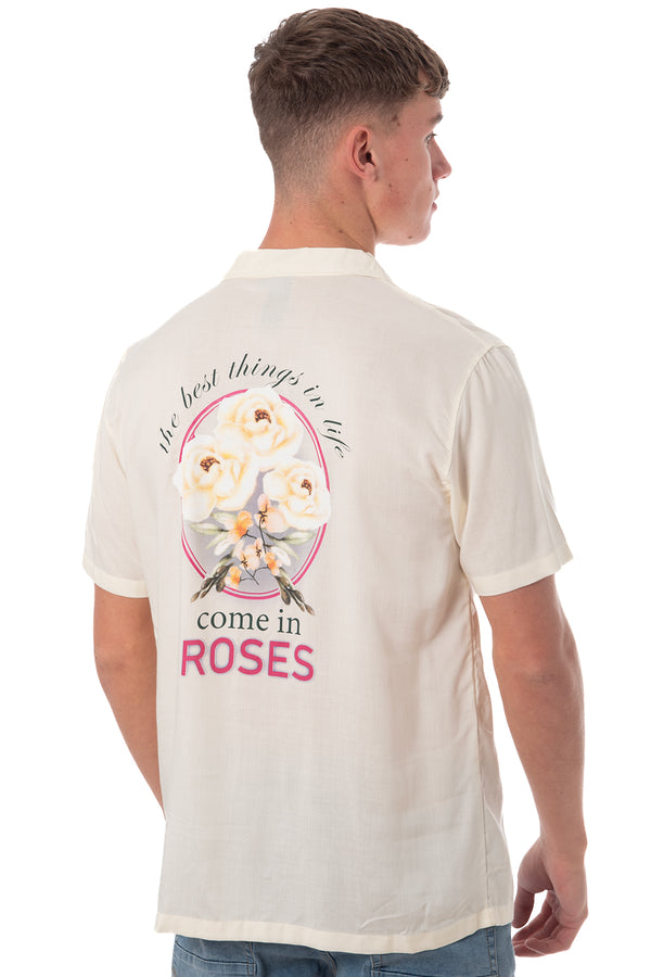 Soulstar Short Sleeved Shirt Ecru