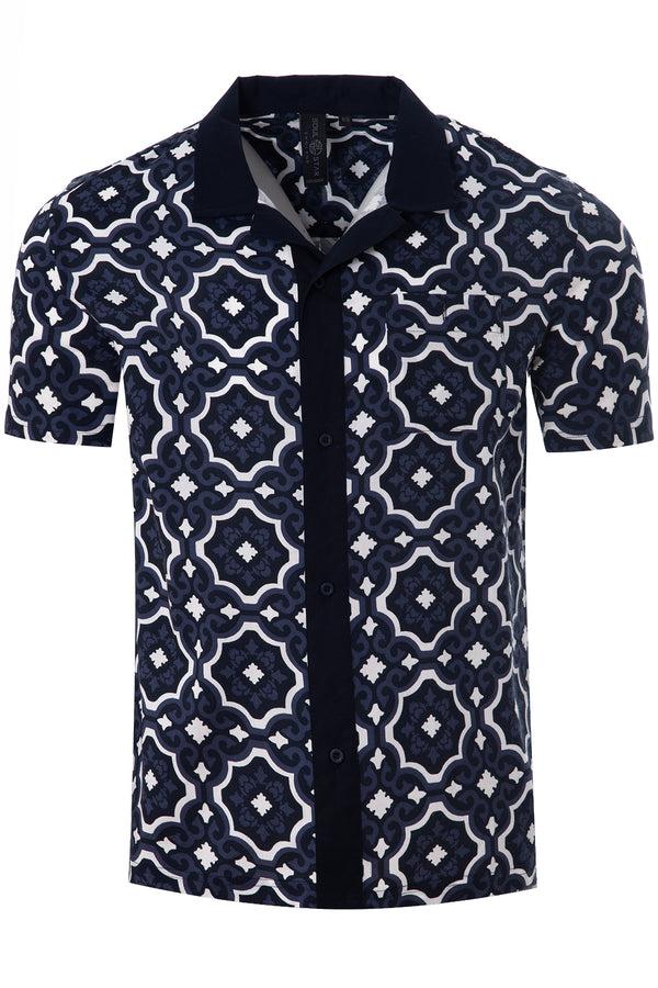 Soulstar Short Sleeved Shirt Navy