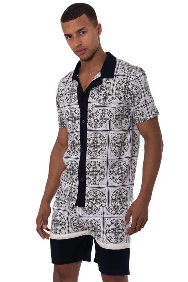 soulstar Short Sleeved Shirt Navy