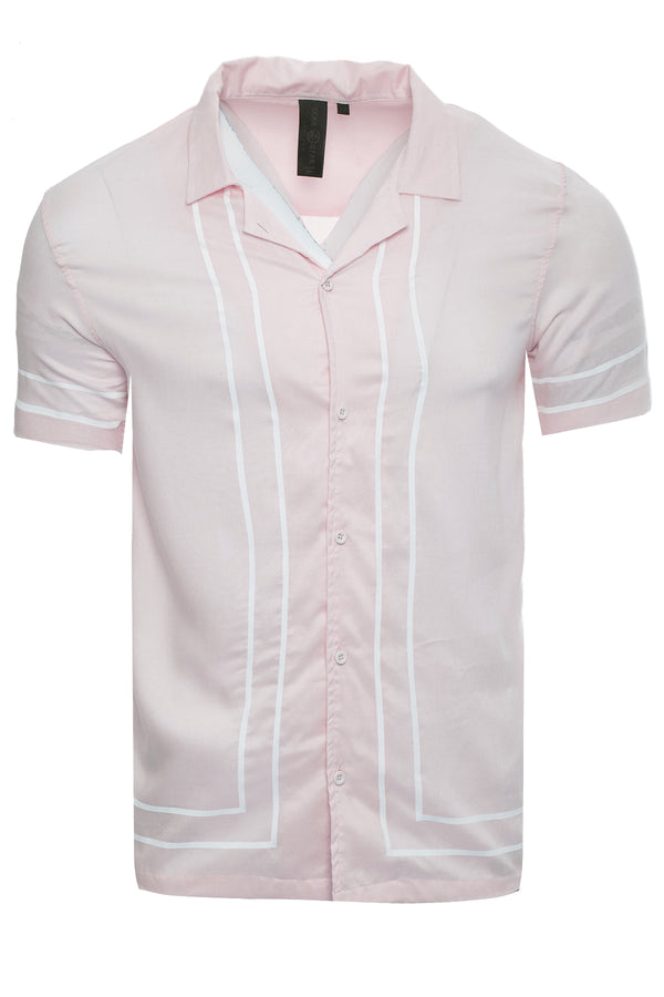 Soulstar Short Sleeved Shirt Pink