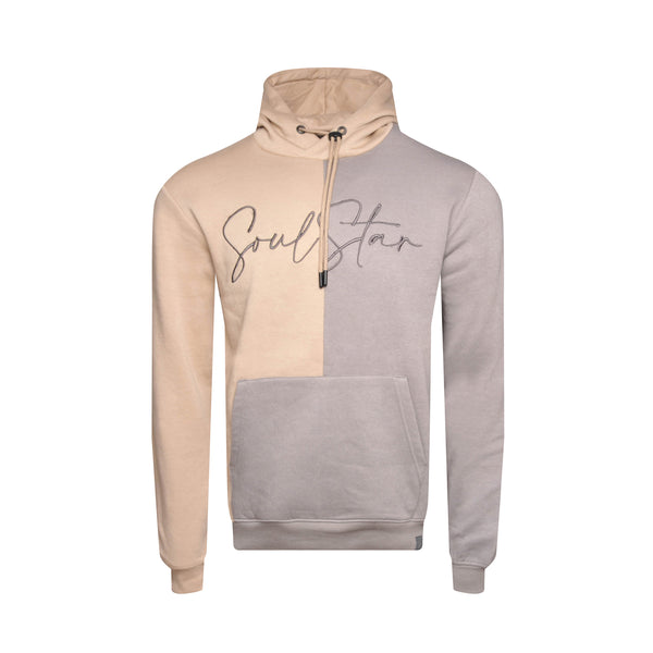 Soulstar Soulstar Signature Color-Block Hoodie Taupe